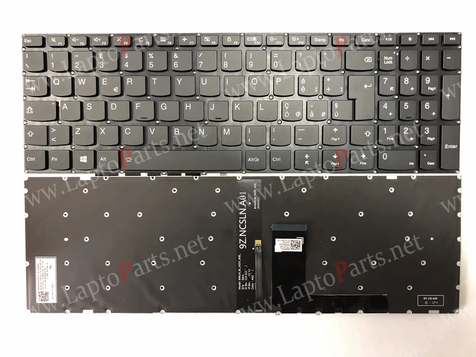 Итальянская Клавиатура для ноутбука lenovo ideapad 310 15 110 15ISK 510S 510s 15ise 15ikb 510 с