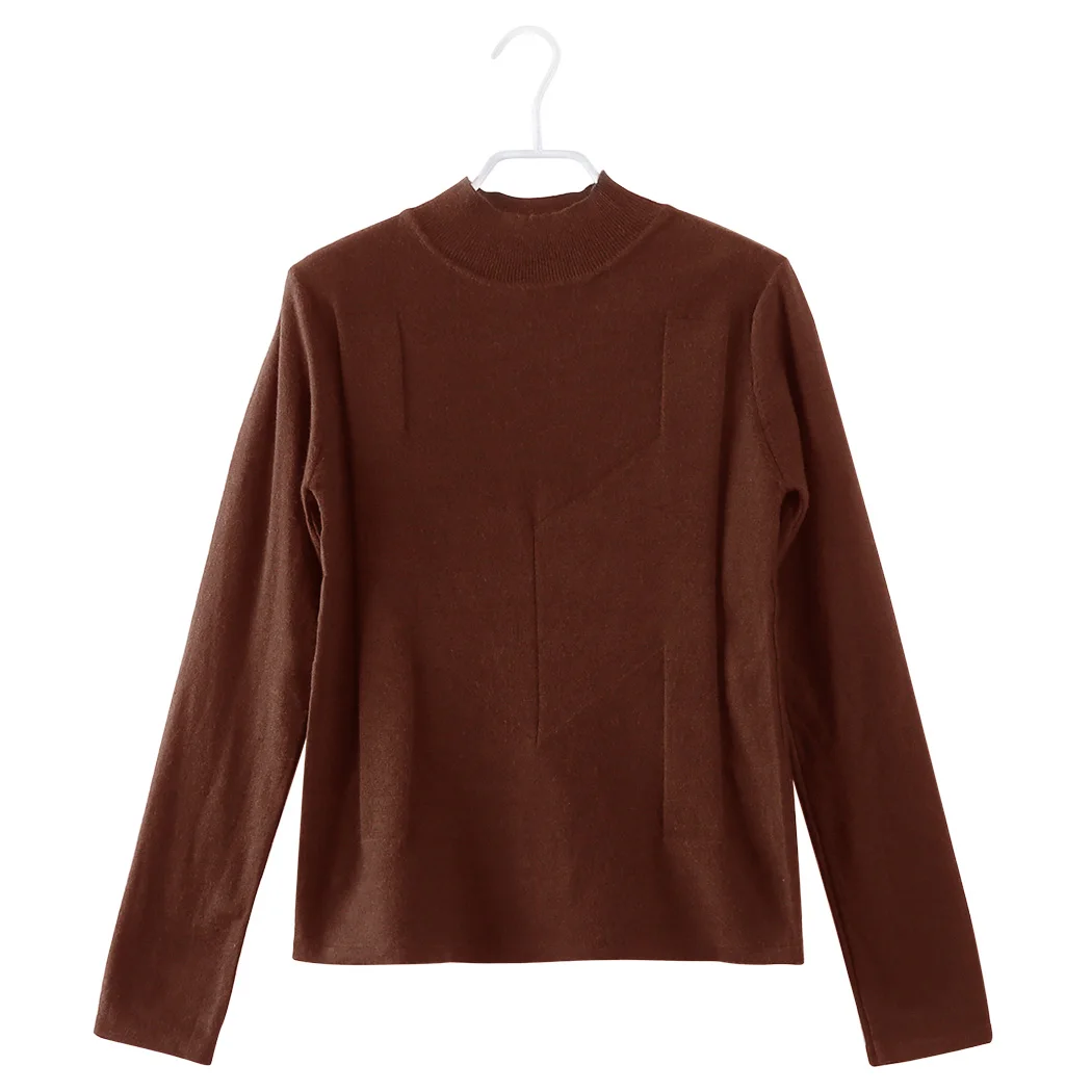 6 Colors Women Long Sleeve Slim Sweater Autumn Winter Ladies O Neck Fitting Knitted Short Sweaters Jumper Tops Korean Pull Femme | Женская