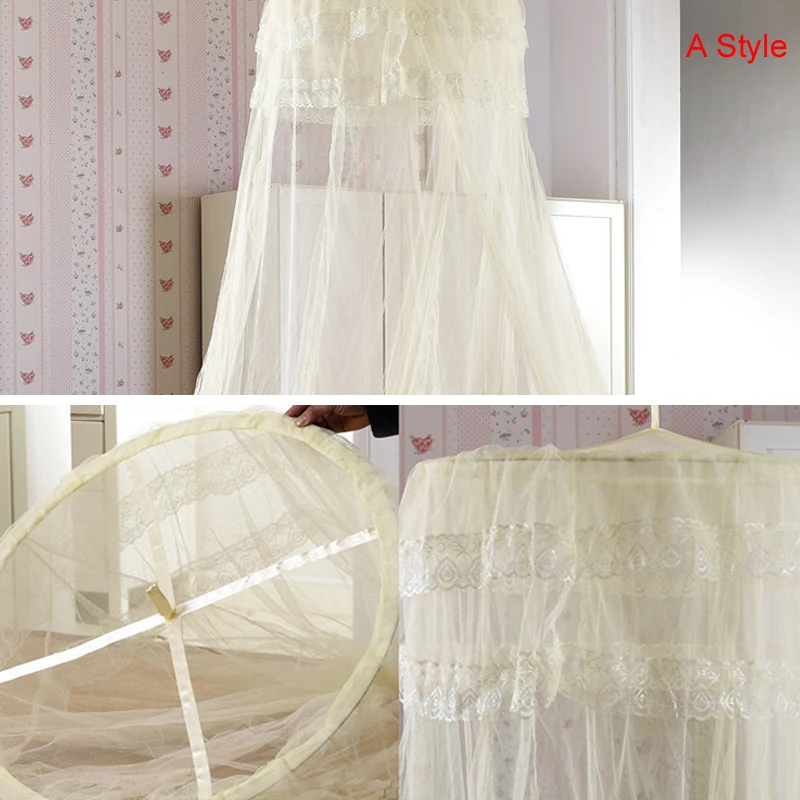 For Summer Polyester Mesh Fabric Home Textile Wholesale Bulk Accessories Supplies Products Elegant Hung Dome Mosquito Nets | Дом и сад