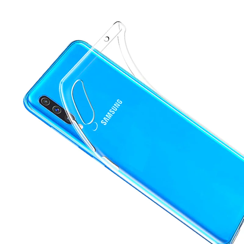 Прозрачный силиконовый чехол для Samsung galaxy M10 M20 M30 A70 A60 A50 A40 30 20 S10e 9 8 PLus | Мобильные