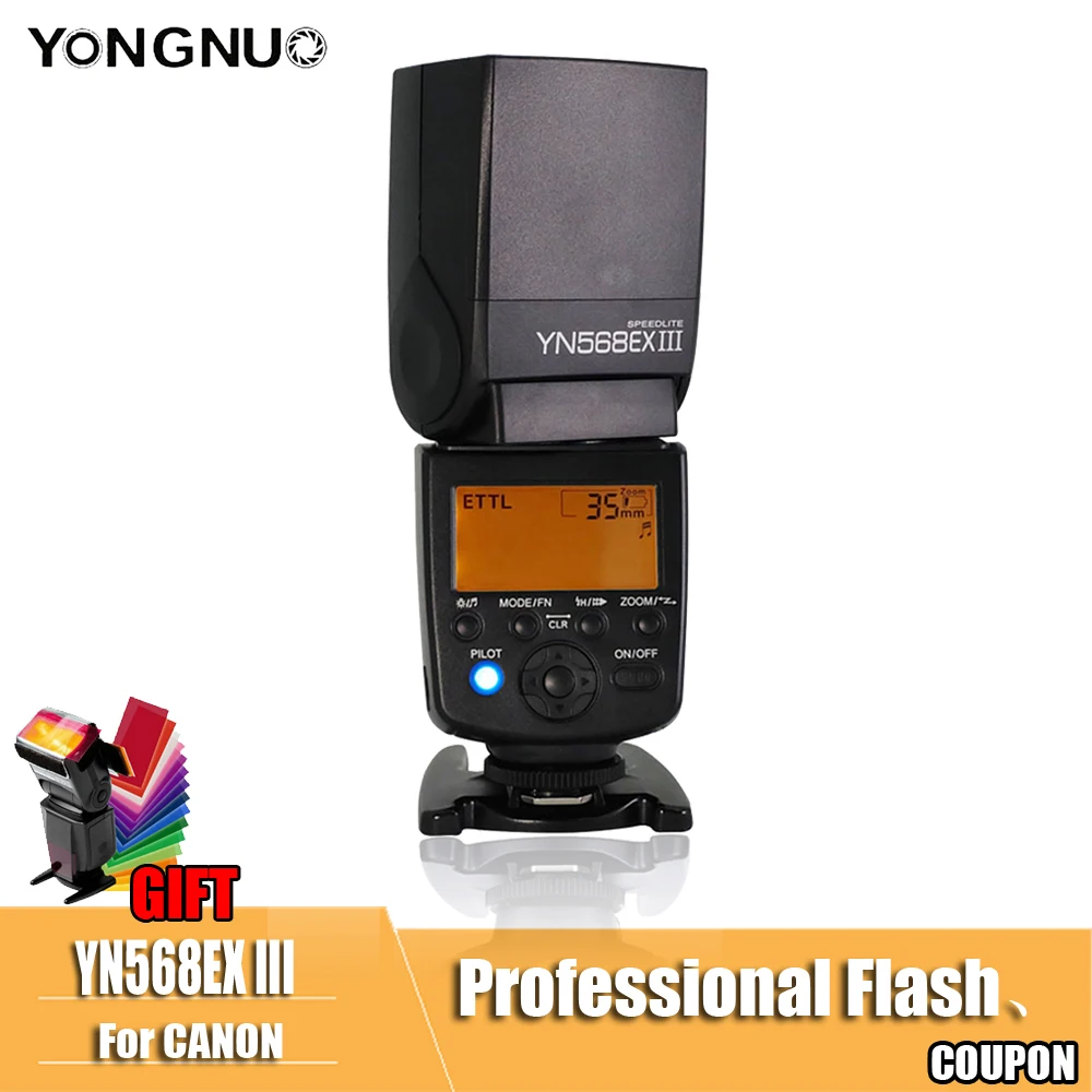 YONGNUO YN568EX III YN568 EX 2 4G ttl высокоскоростная Беспроводная вспышка для Canon 1100d 650d 600d