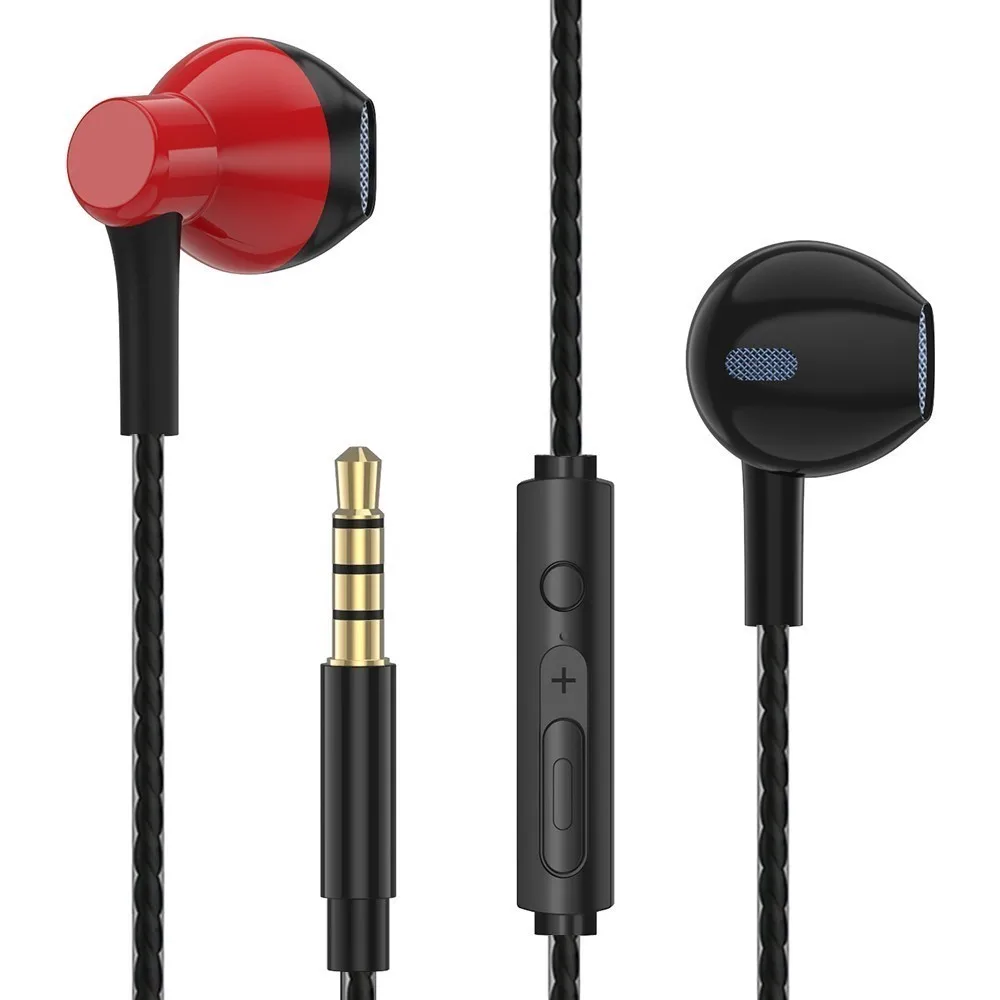 LCJCHDF P7 наушники с басовым звуком микрофоном Hifi проводные 3 5 мм громкая связь