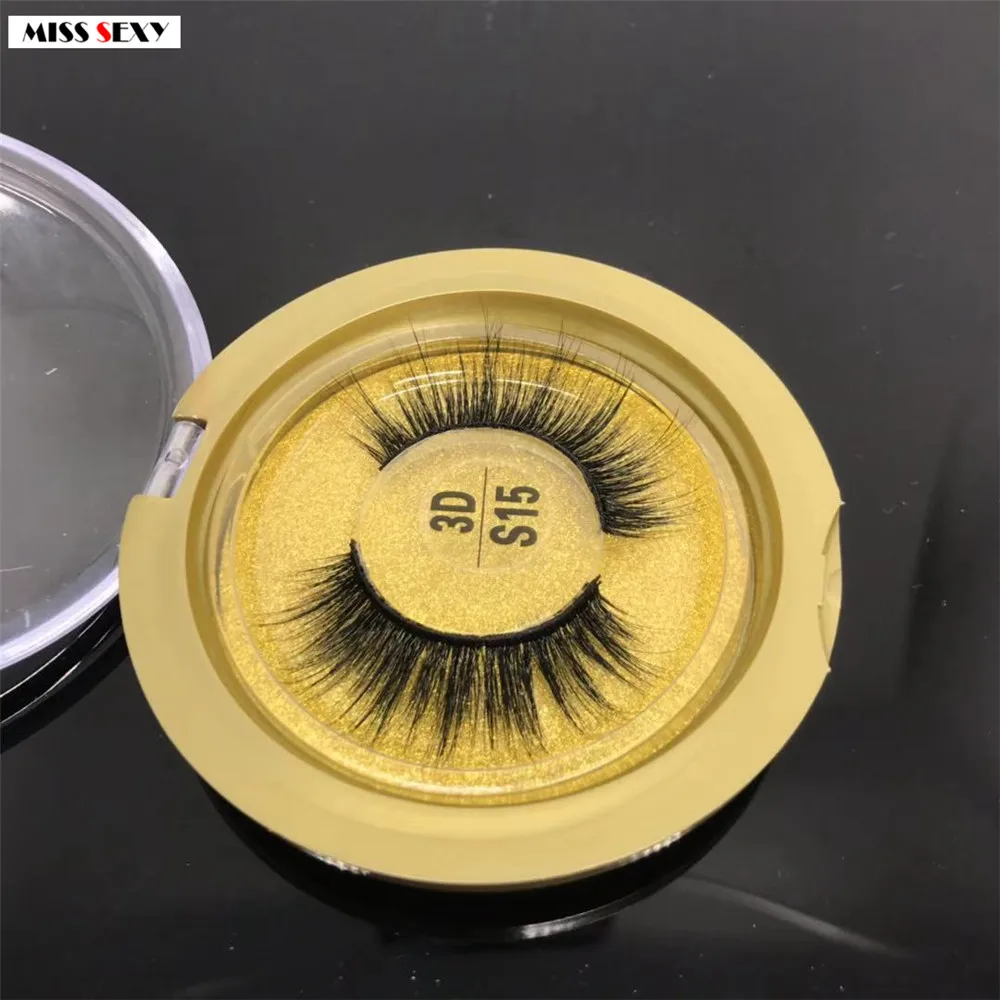 Misssexy lash натуральные 3D норковые накладные ресницы толстые Искусственные ручной