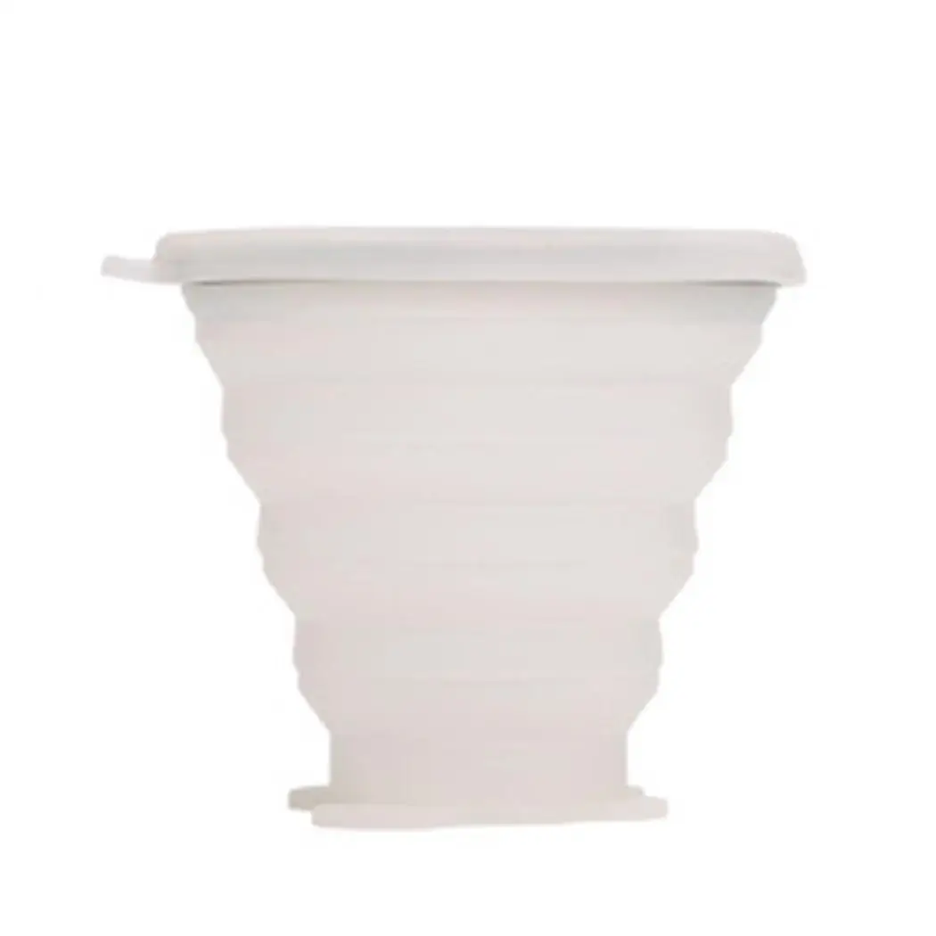 Чашки Портативный Телескопическая питьевой Складная чашка для воды путешествий