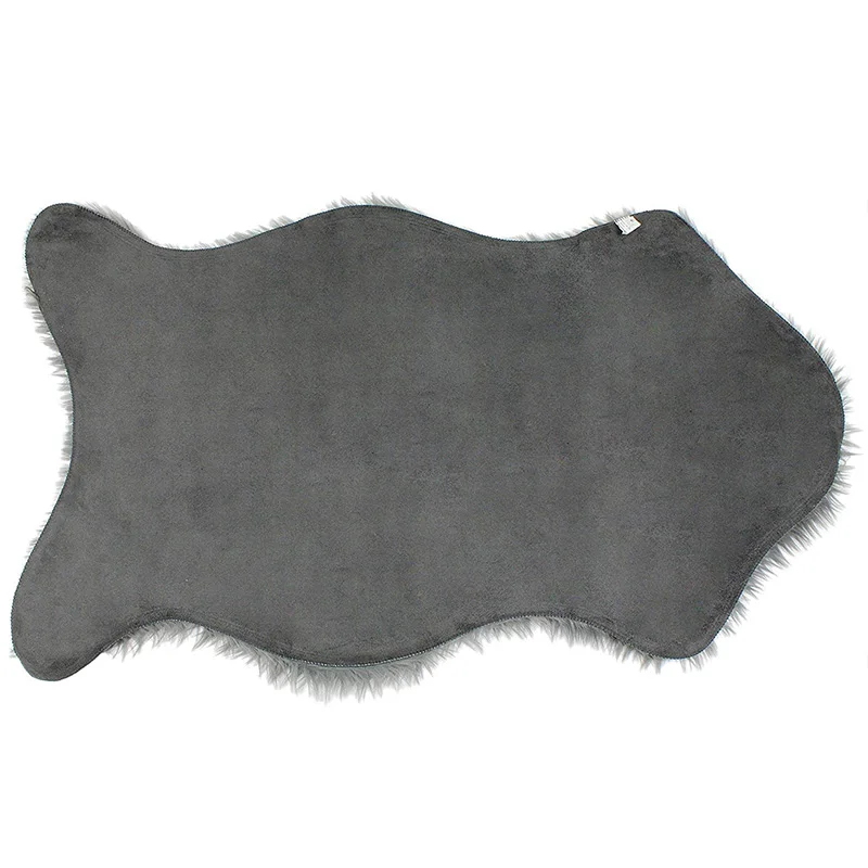 Мягкий Пушистый Ковер Из искусственной овечьей шерсти 3d ковер для гостиной Чехол