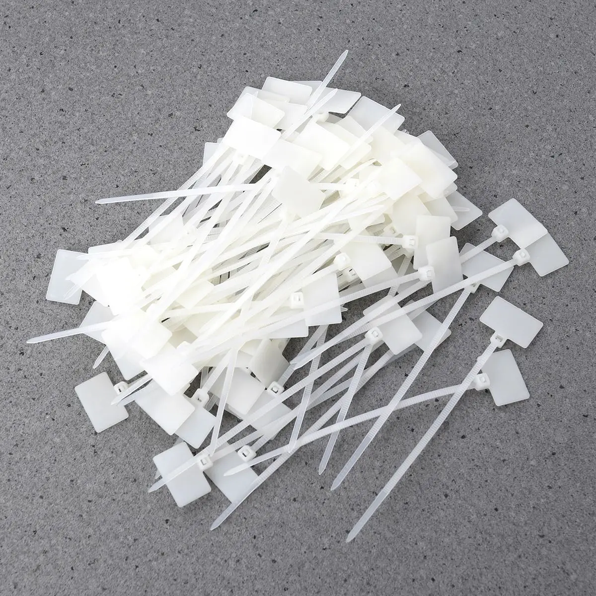 Упаковка из 100 прочных эластичных нейлоновых самоблокирующихся кабельных стяжек