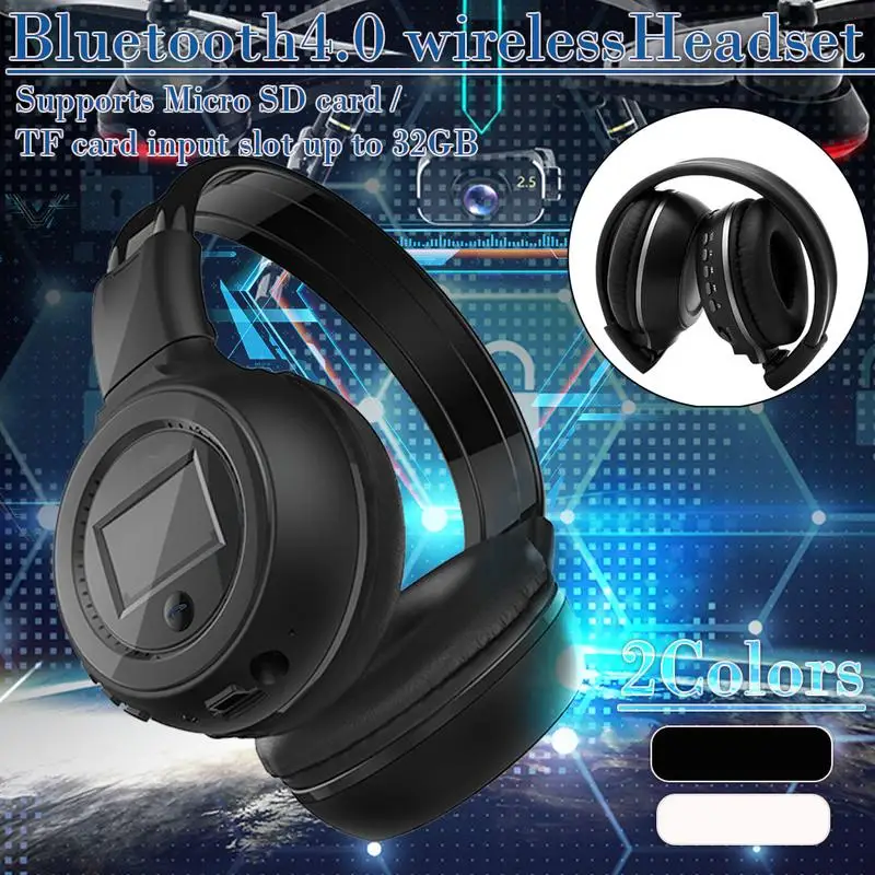 B570 Bluetooth гарнитура SD/TF FM радио со вставкой Универсальный Беспроводной гарнитуры 4
