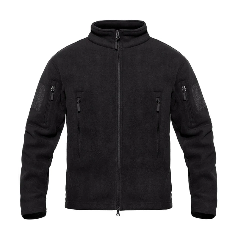 Uniqstore зимняя тактическая флисовая куртка Мужская город много карманов теплая