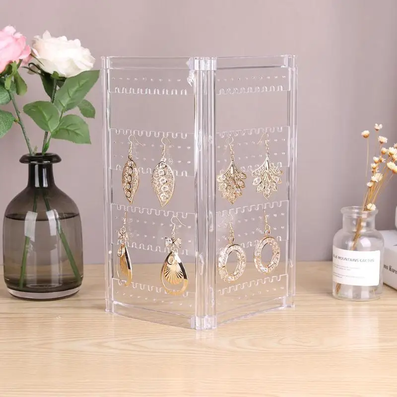 Creative Screen Earring Ear Stud Display Rack Jewelry Organizer Stand Shelf | Украшения и аксессуары