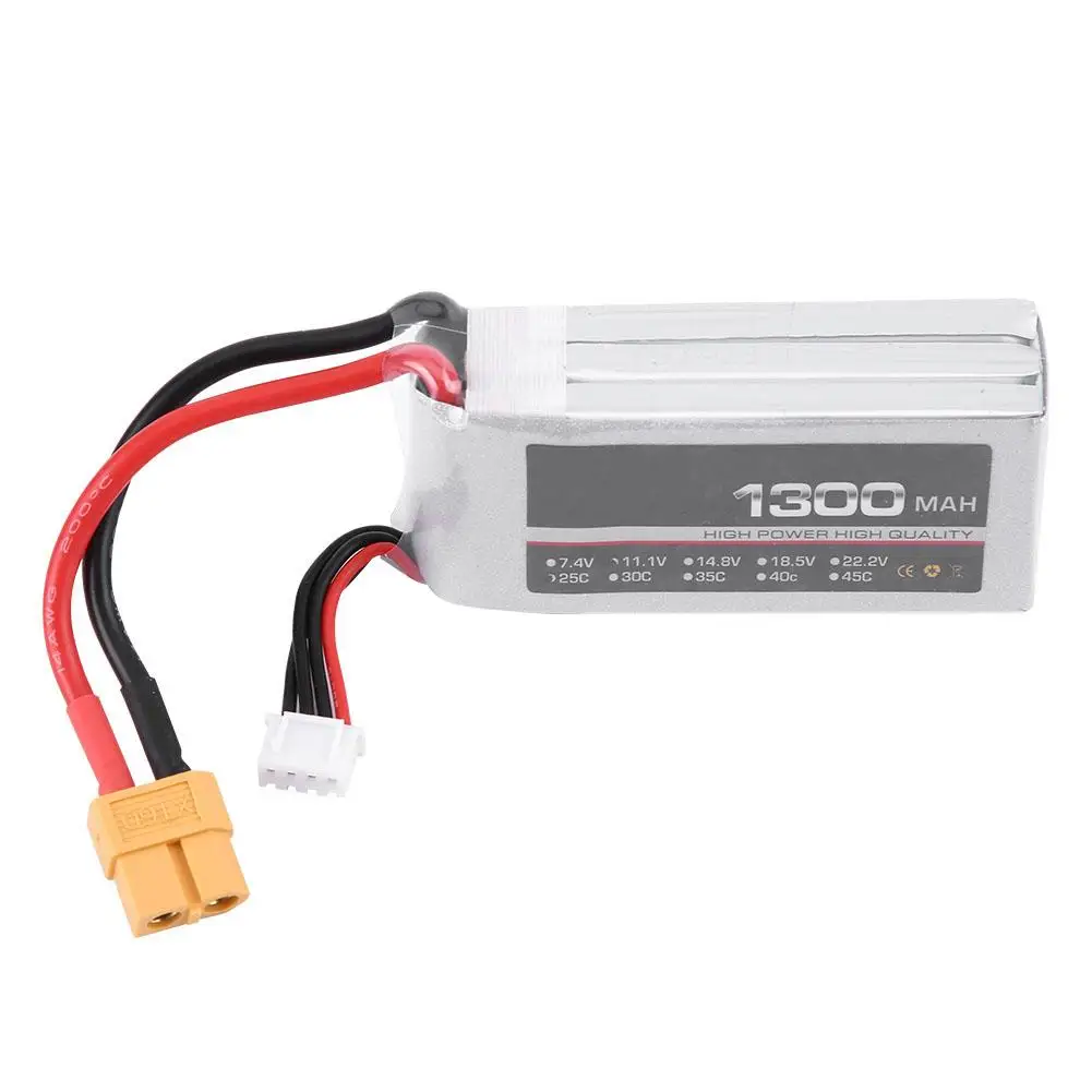 25C 1300 mAh 3 S 11 1 V Перезаряжаемые LiPo Батарея с XT60 разъем для Радиоуправляемая модель