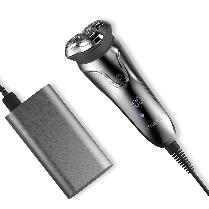 Soocas SO WHITE Беспроводная 3D электробритва умная зарядка через USB IPX7