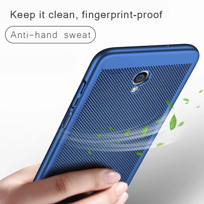 Чехлы для телефонов с теплоотводом Meizu 15 M5 Note M3 чехлы на заднюю панель M5S M5C M6 Pro 7 Plus
