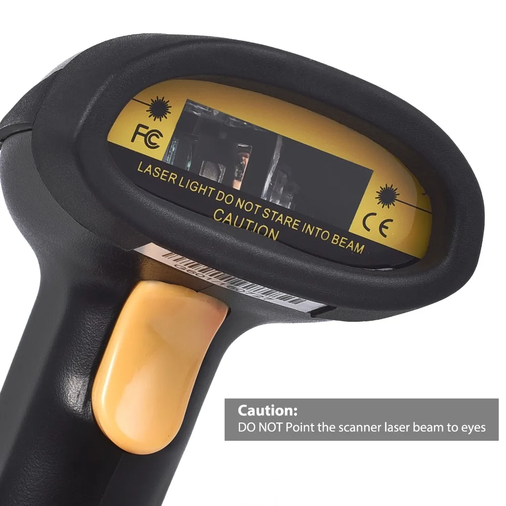 ESYNiC USB долгое сканирование ручной автоматический POS лазерный сканер штрих кода с