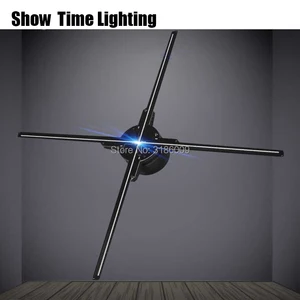 Очень четкие 3D голографические вентиляторы дисплей телефон приложение Wifi дистанционное управление голограмма проигрыватель четкий дисплей Видео Фото реклама