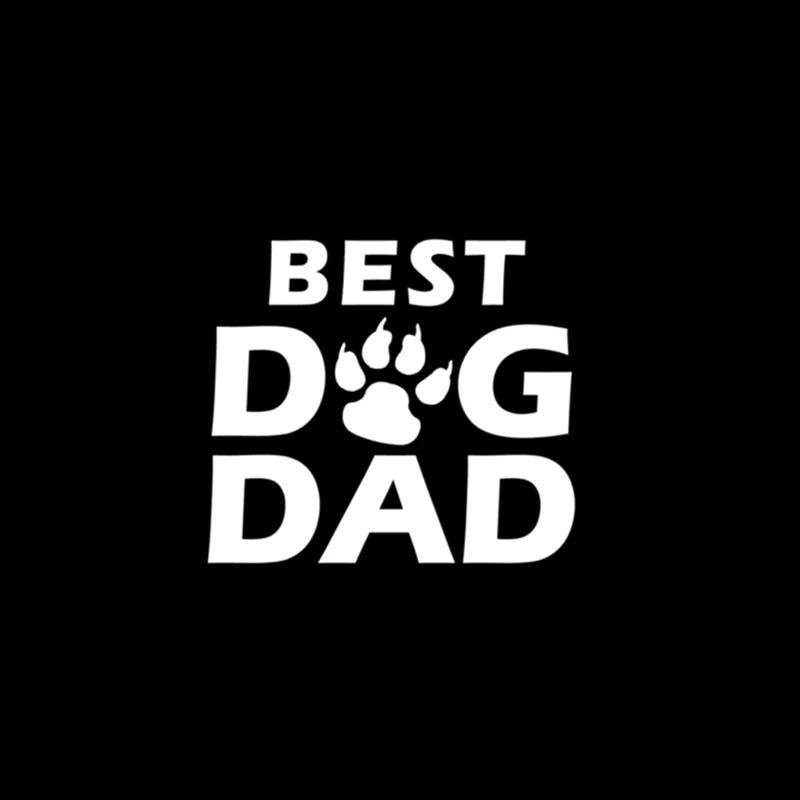 Виниловые автомобильные наклейки Best Dog Dad аксессуары для упаковки автомобиля