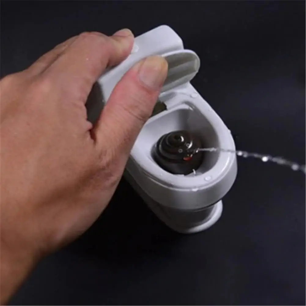 Белый кричащий носик в форме унитаза шуточная игрушка Апрельский подарок на день