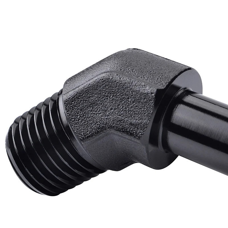 Переходник для шлангов сосков SPEEDWOW 1/4 &quotNPT Male 3/8&quot черный переходник на 45