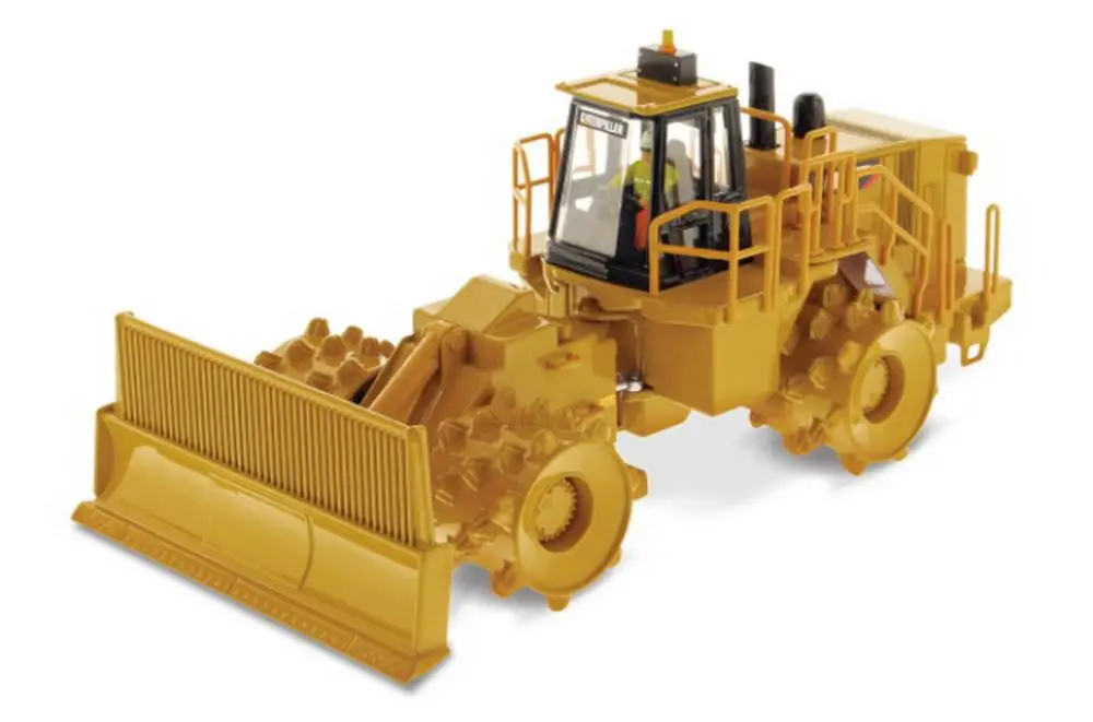 

Фальцевая катушка бренд Diecast Masters 1/50 Caterpillar Cat 836H, отлитый под давлением уплотнитель для свалок, модель #85205