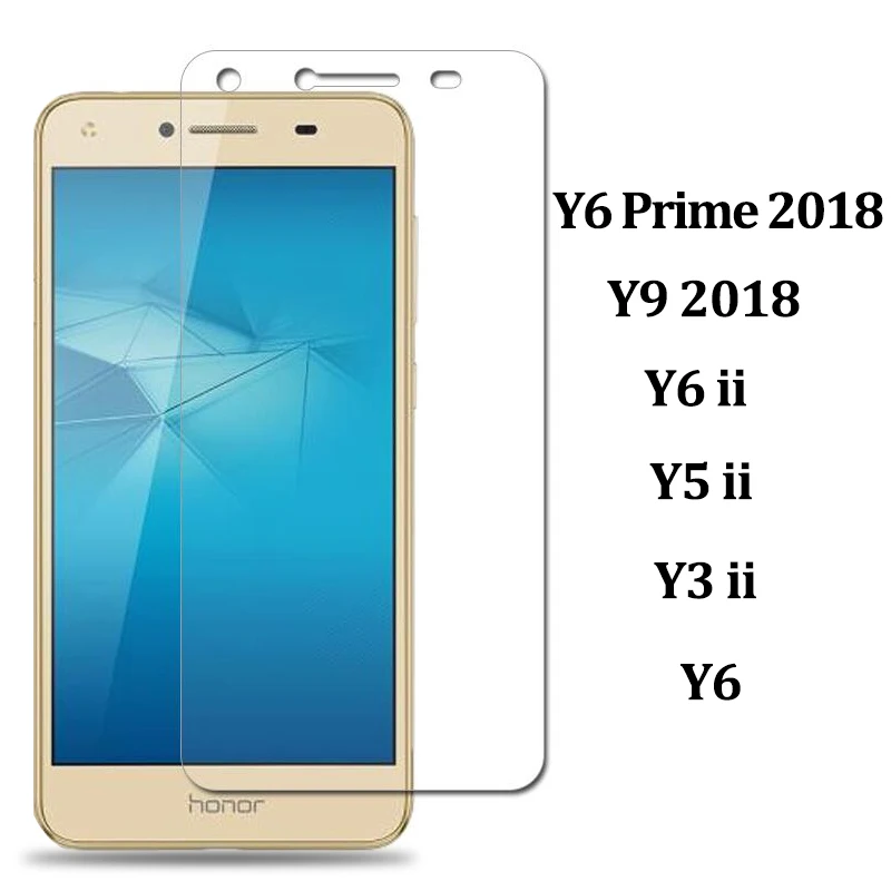 Для Huawei Y9 2018 стекло для Y6 prime защитное Y3 Y5 ii защита экрана Y 3 5 6 закаленное 9h пленка |