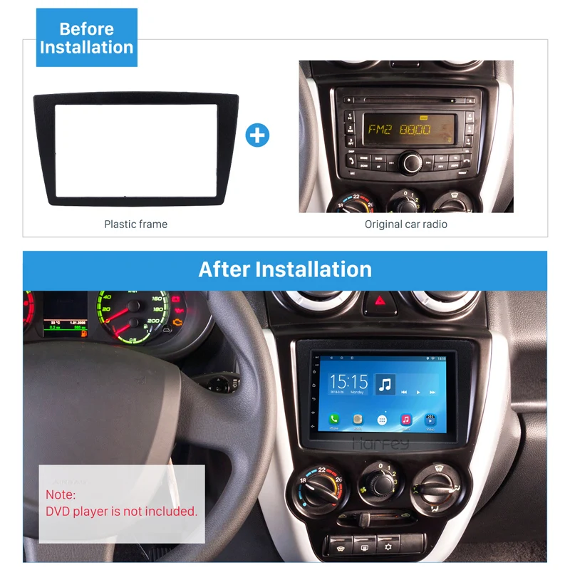 Harfey 2 Din комплекты для установки панели DVD Автомобильная радиоустановка CHEVROLET/ LADA/