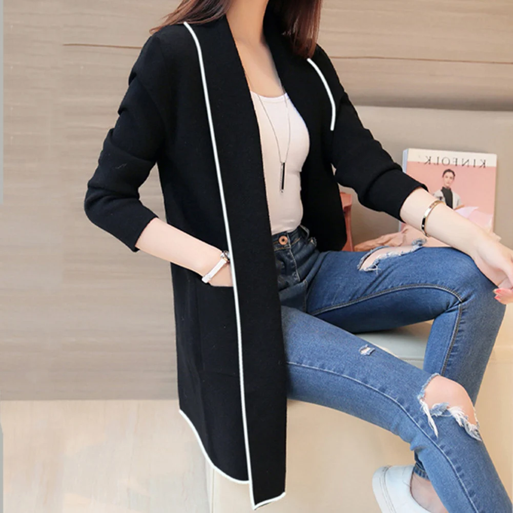 

Fashion coats Blazers fashion OL Business Suit Long Sleeve Tops Blazer Slim Outwear Long coats and jackets women 2019