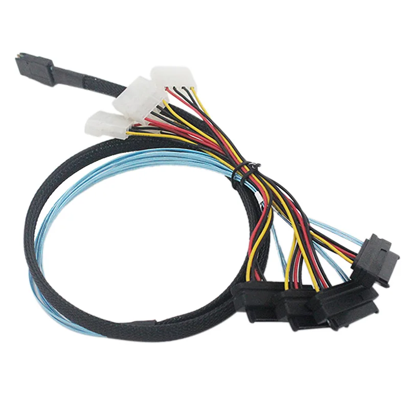 OPQ Mini Sas Hd Sff 8643 до 4Xsas 29 контактный разъем (Sff 8482) Разъемы с жесткими дисками Sata