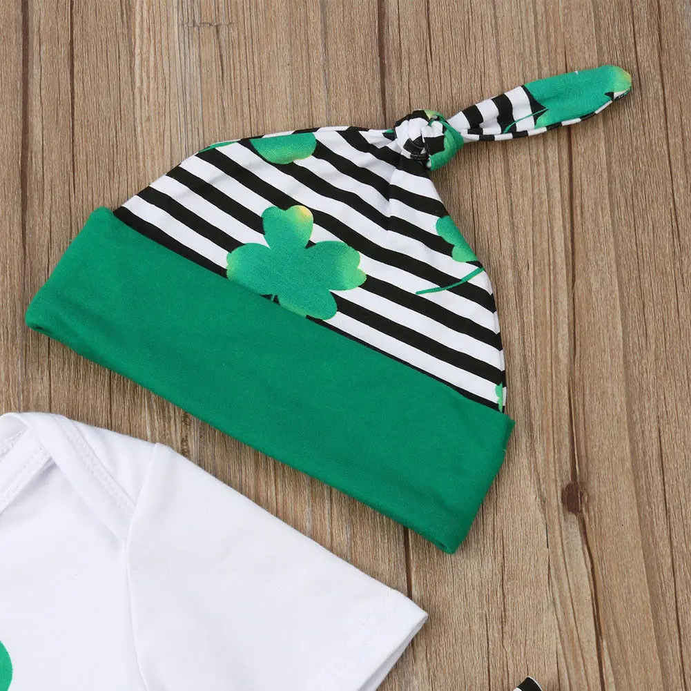 Костюм ко Дню Святого Патрика комплект из 4 предметов для новорожденных