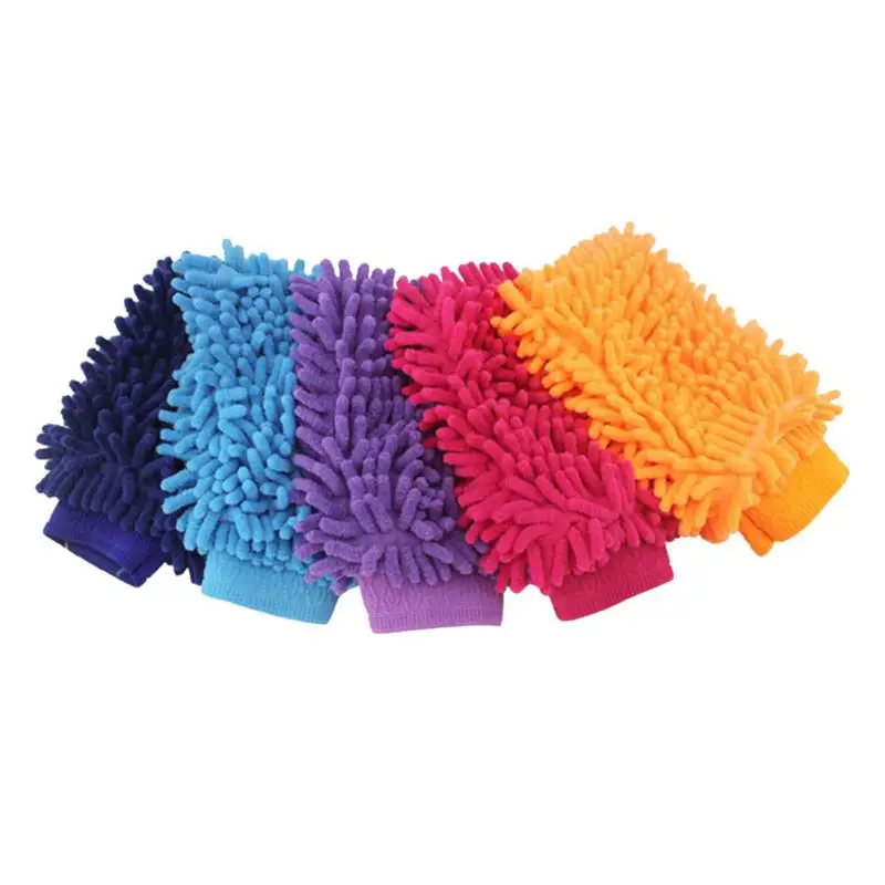 Ультратонкие волоконные синели перчатки для автомойки кисти из микрофибры мойки