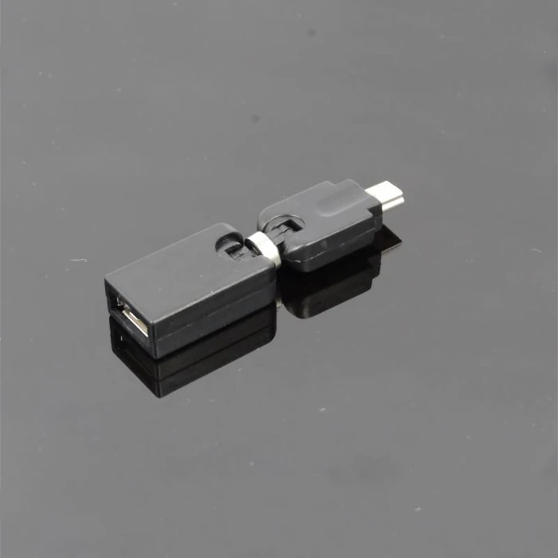 LEORY 360 градусов вращающийся мини адаптер 5 P USB мужчин и женщин OTG Динамик MP3