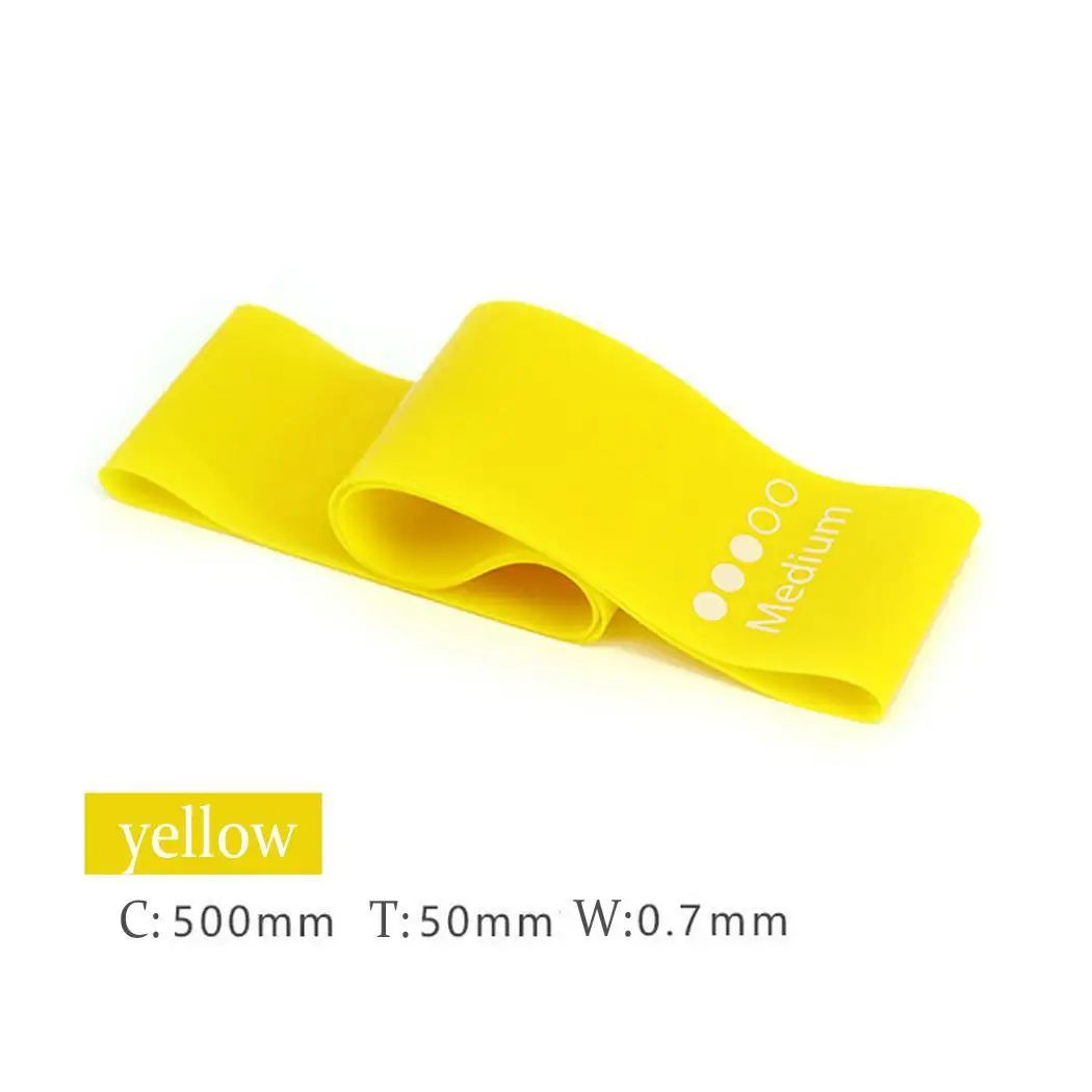 5 цветов Йога сопротивление резинки Крытый открытый фитнес оборудование 0 35 мм 1