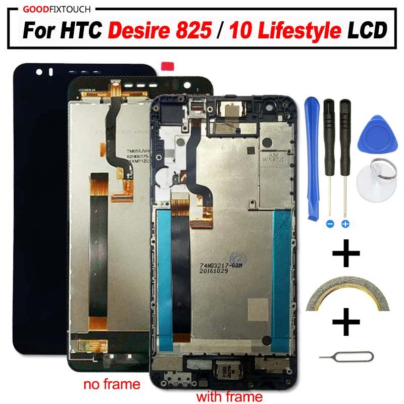 ЖК дисплей 5 дюйма для HTC Desire 825 с сенсорным дигитайзером в сборе / 10 Lifestyle Screen +