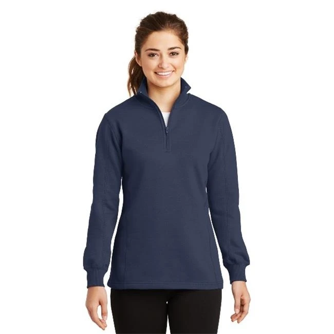 Спорт Tek LST253 Ladies 1 by 4 толстовка на молнии True Navy средний| |
