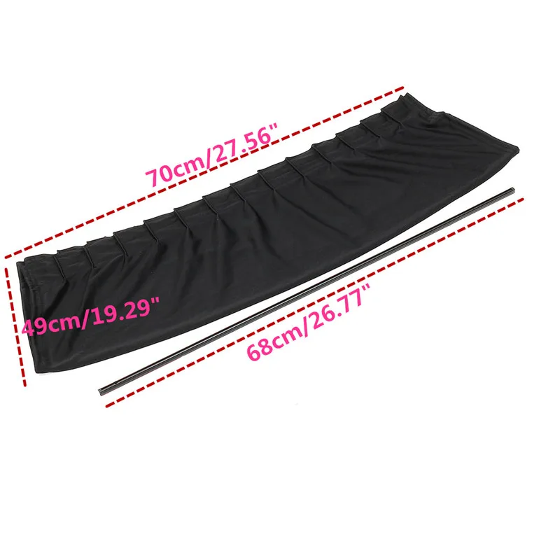 

2Pcs Car Sunshade UV Protection Car Window Curtain Car Window Sunshade Side Anti-UV Window Mesh Sun Visor Summer Window Film