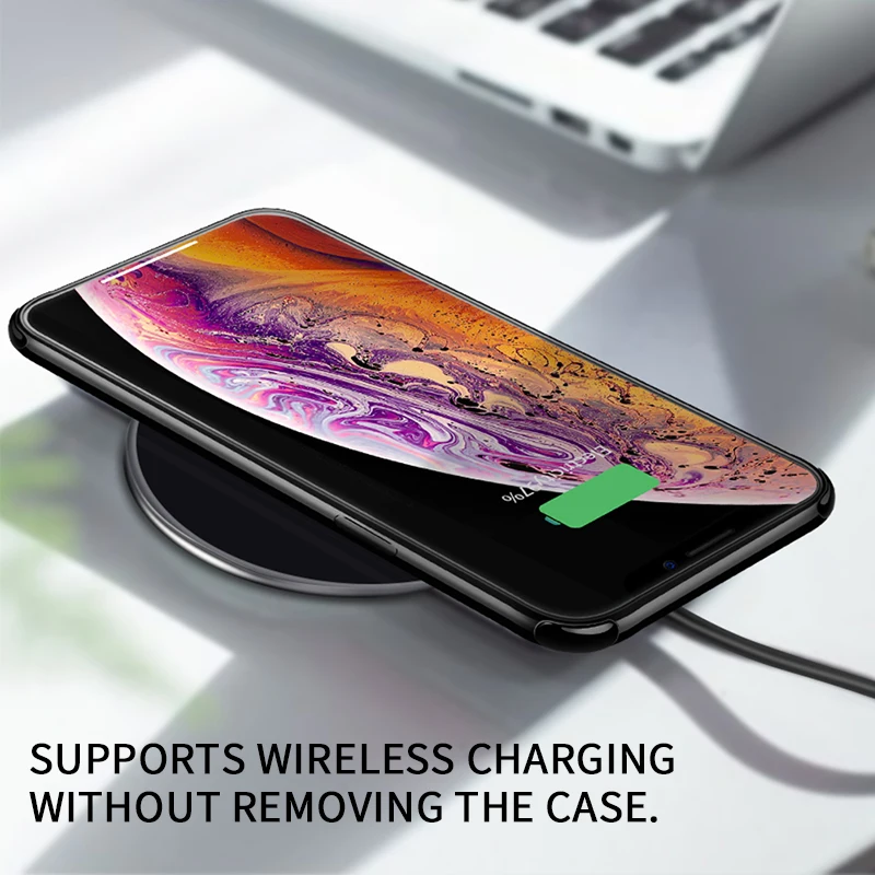 Роскошный стеклянный чехол iHaitun для iPhone XS MAX XR X ультра тонкий мягкий боковой Чехол