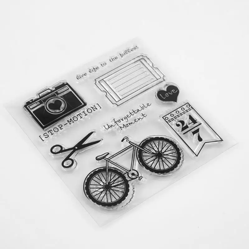 Силиконовые прозрачные печати штампы для DIY скрапбукинга фотоальбом