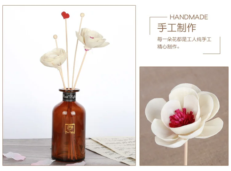 Личи Вишневый цветок искусственный Рид диффузор сменная палка DIY ручной работы
