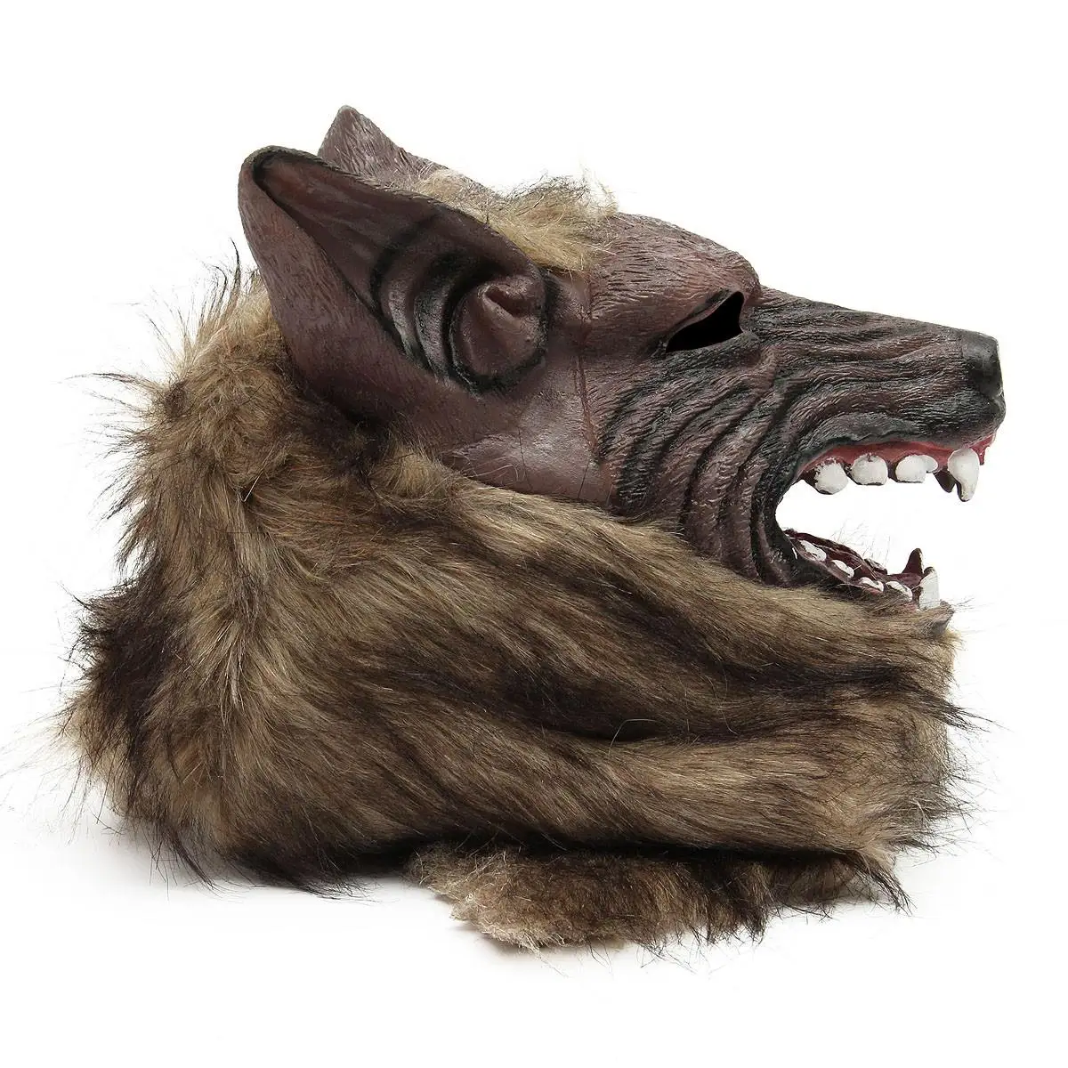 Маскарадные перчатки для косплея из латексной резины маска волос с волчьей