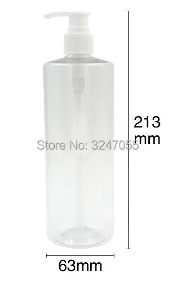 500 мл/cc Косметическая пустая синяя/прозрачная/коричневая/зеленая бутылка для