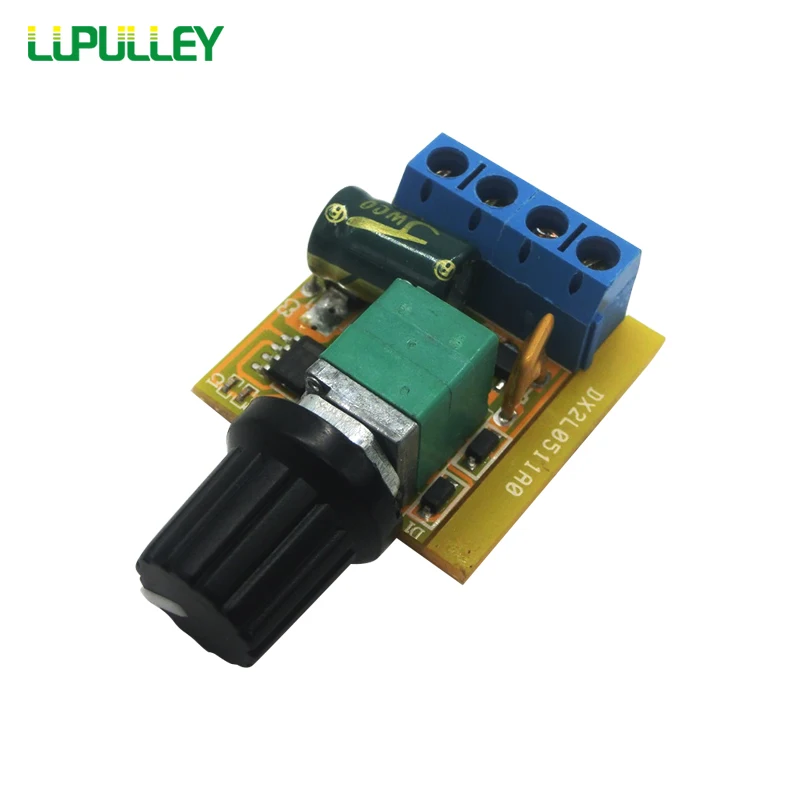 LUPULLEY микро ШИМ-регулятор скорости двигателя/контроллер постоянного тока 5в-35в