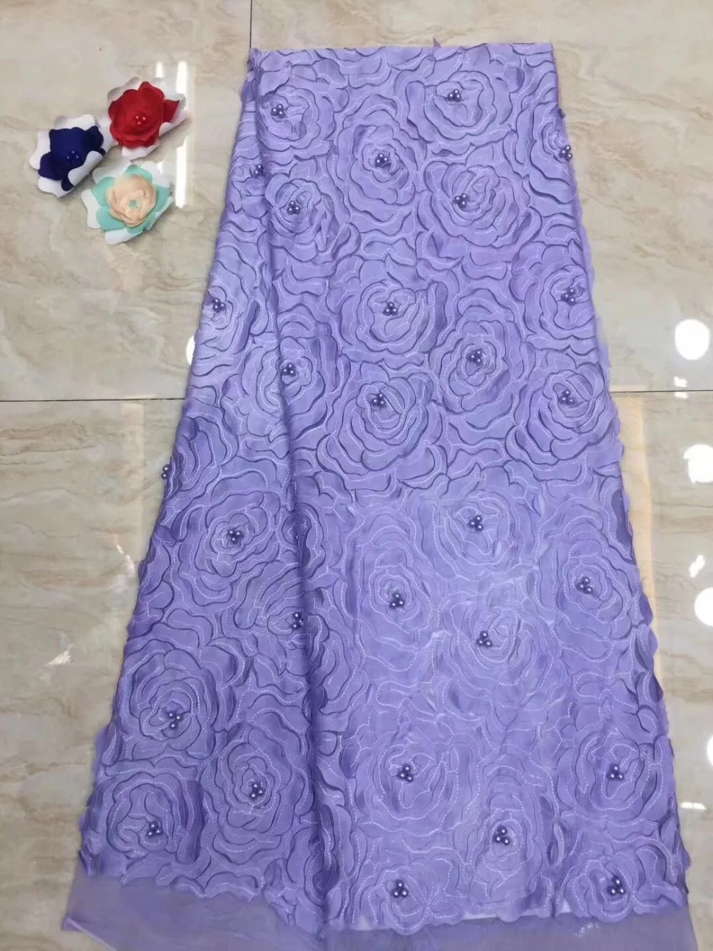 

Embroidery beaded Swiss voile lace guipure french net tulle lace fabric pearls for women dress high quality African lace fabric