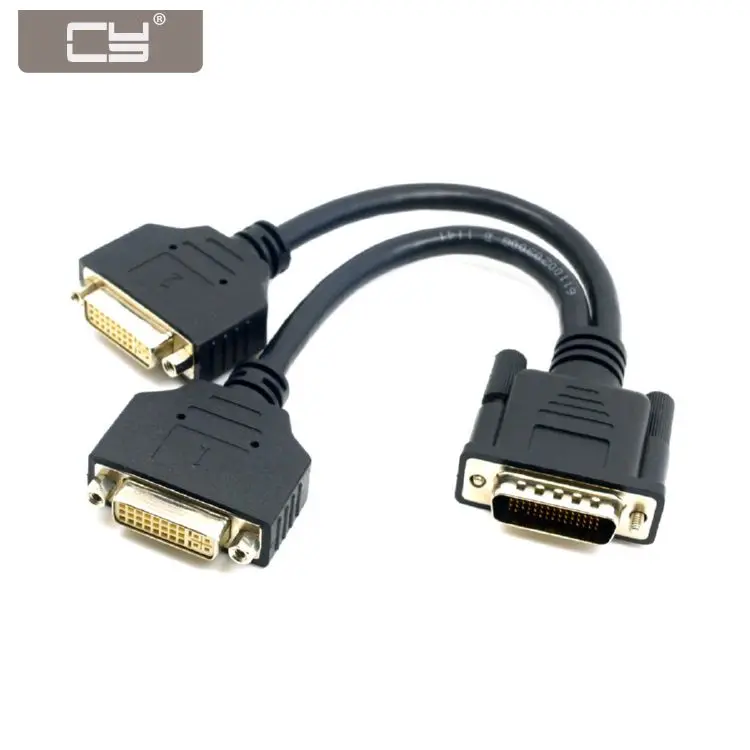 

CY DMS-59 Male to Dual DVI 24+5 Female Female Splitter Extension Cable for Graphics Cards & Monitor