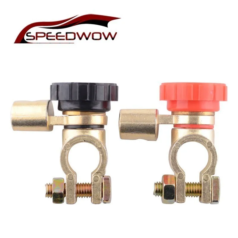 

SPEEDWOW L Shape Battery Terminal Link Switch Quick Cut-off Disconnect For Car Truck Part For 17mm Diameter Pile Head Auto