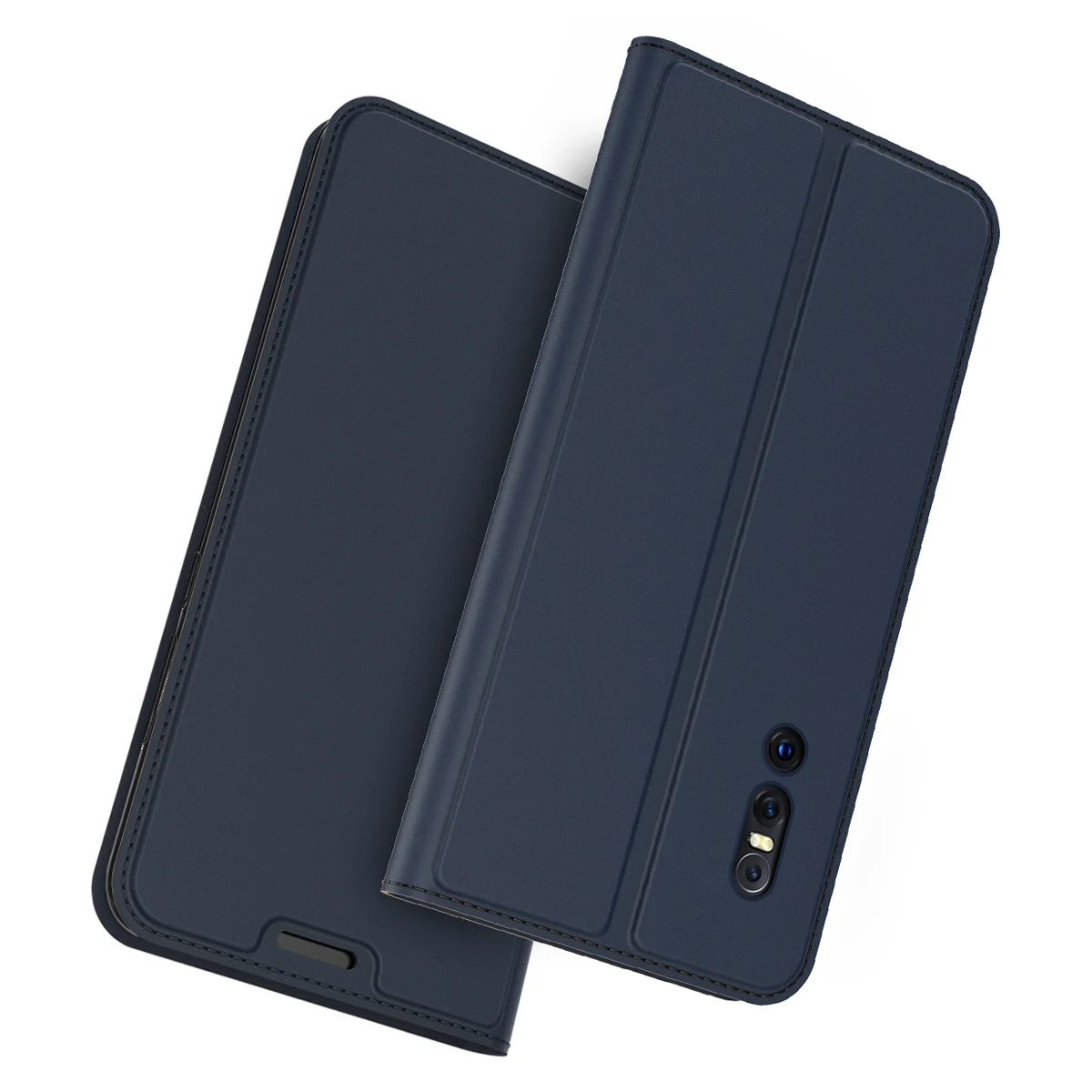 Чехол для Vivo X27 Pro Y89 Роскошный чехол из искусственной кожи с откидной крышкой и