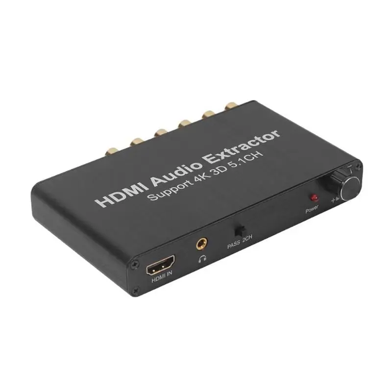 ALLOYSEED 5.1CH HDMI аудио экстрактор Декодер коаксиальный RCA AC3/DST до 5 1 усилитель