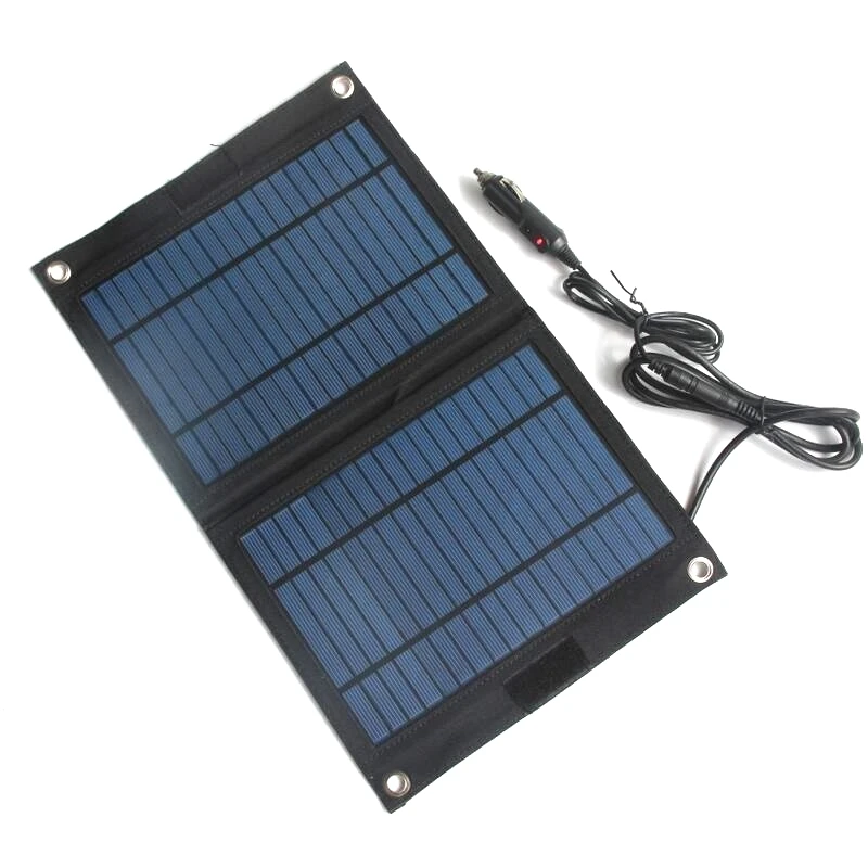 18v/12v 12w Портативное зарядное устройство для панели солнечных батарей 12v