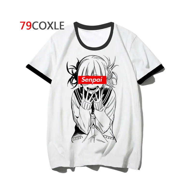 ahegao senpai hentai t shirt tshirt men hop 2019 hip funny for harajuku school streetwear top clothing male t-shirt tee F7001 | Мужская