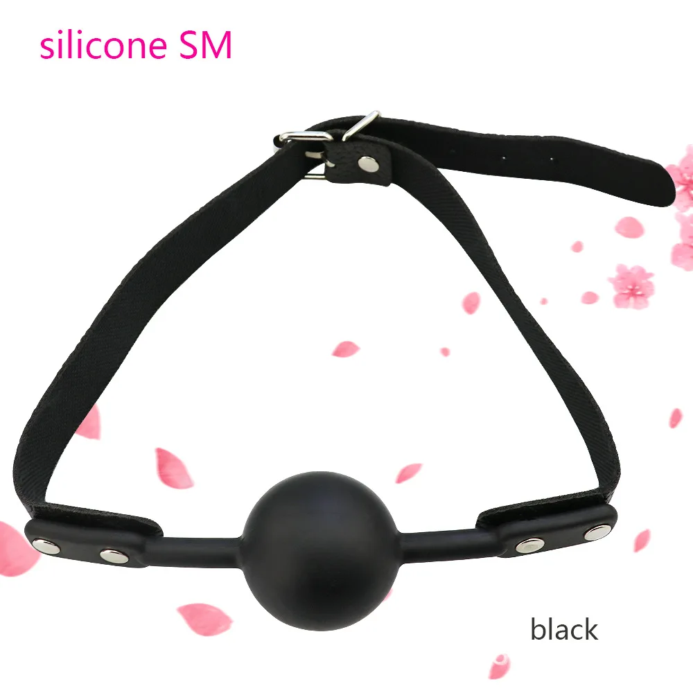 Секс бандаж для раба силиконовый шарик кляп рта БДСМ бондаж Фетиш рот