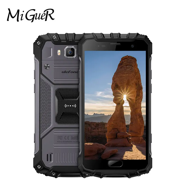 Ulefone Armor 2 смартфон с 5 0-дюймовым дисплеем восьмиядерным процессором MTK6757 ОЗУ 6 ГБ
