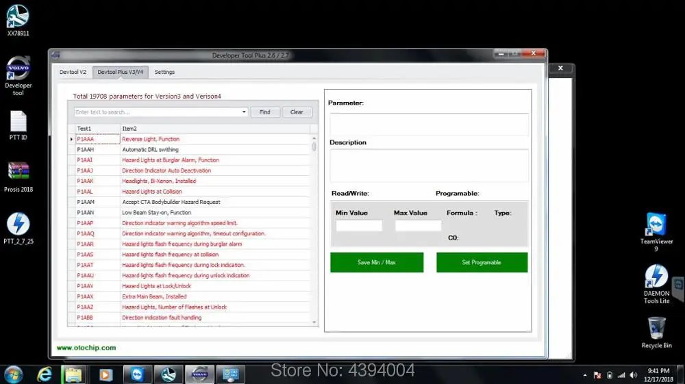 Инструмент Tech Tool 2.7.106 (PTT / VCADS) + Devtool Разблокировка генератора ключей для volvo