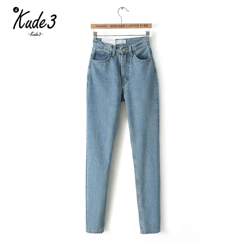 Джинсы в Звездном стиле Женские джинсы бойфренды для мам с высокой талией и пуш